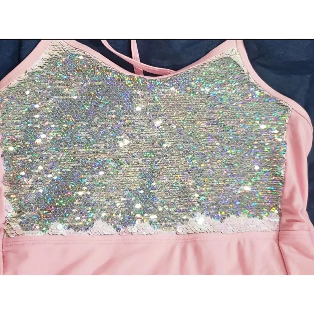 More Then Magic Sequin Mermaid Tail Skirt Cover Up / Unicorn 4 Piece Swim Suit